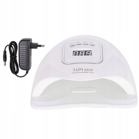 Mocna Lampa Do Paznokci Uv Led 80W Do Hybryd I Żeli Sun X5 Max Lcd