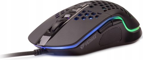 Mysz Dla Graczy Gaming-Owa Ultra Lekka 6400Dpi Podświetlana Rgb 75G Czarna