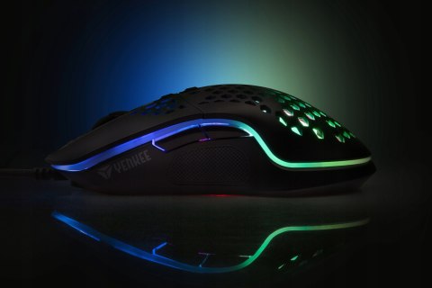 Mysz Dla Graczy Gaming-Owa Ultra Lekka 6400Dpi Podświetlana Rgb 75G Czarna