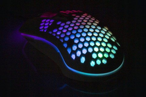 Mysz Dla Graczy Gaming-Owa Ultra Lekka 6400Dpi Podświetlana Rgb 75G Czarna
