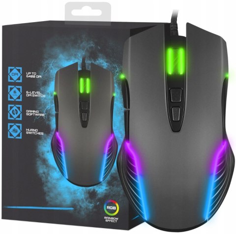 Mysz Gamingowa Myszka Przewodowa Dla Gracza Komputerowa Usb Mocna