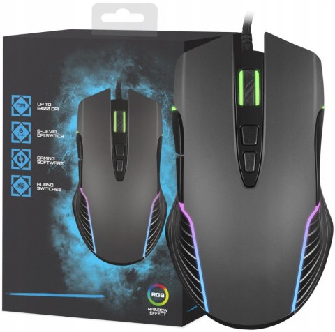 Mysz Gamingowa Myszka Przewodowa Dla Gracza Komputerowa Usb Mocna