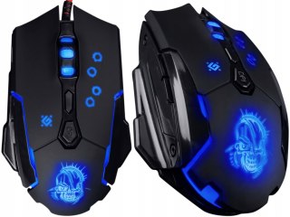 Mysz Myszka Gamingowa Dla Graczy Podświetlenie Rgb Led 3200 Dpi + Podkładka