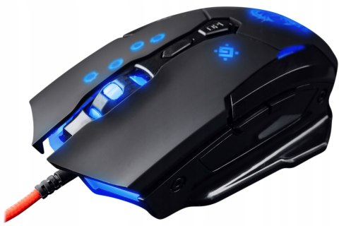 Mysz Myszka Gamingowa Dla Graczy Podświetlenie Rgb Led 3200 Dpi + Podkładka