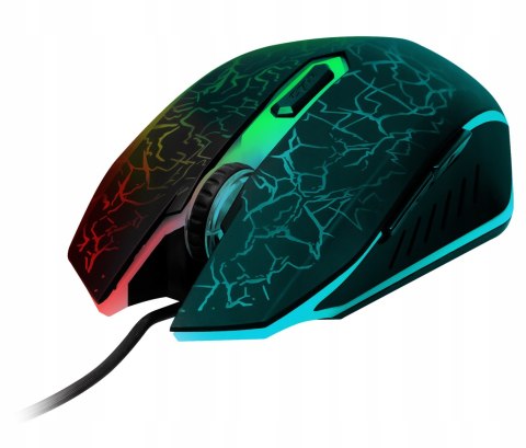 Mysz Optyczna Blow Gamingowa Dla Graczy Hurricane Mocna Led Do Laptopa Komputera I Biura