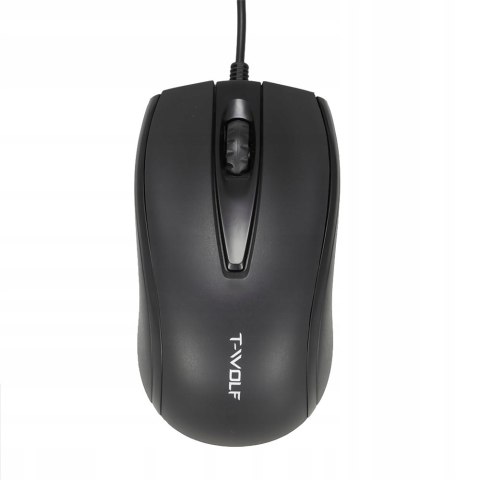 Mysz Optyczna Myszka Komputerowa T-Wolf V13 Usb Mocna Czarna