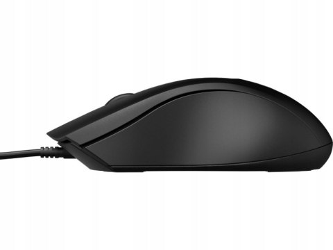 Mysz Przewodowa Biurowa Hp 100 1600 Dpi Sensor Optyczny Czarna (6Vy96aa)