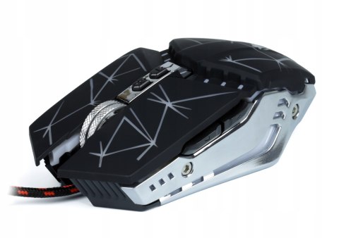 Myszka Gamingowa Mysz Dla Graczy T-Wolf V7 Led Mocna Led Czarna