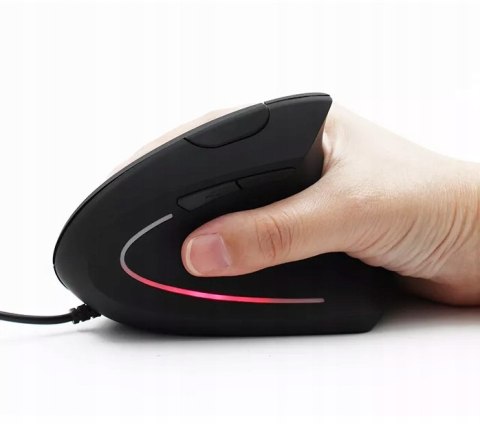 Myszka Pionowa Wertykalna Mysz Ergonomiczna Przewodowa Usb Cicha Zenwire