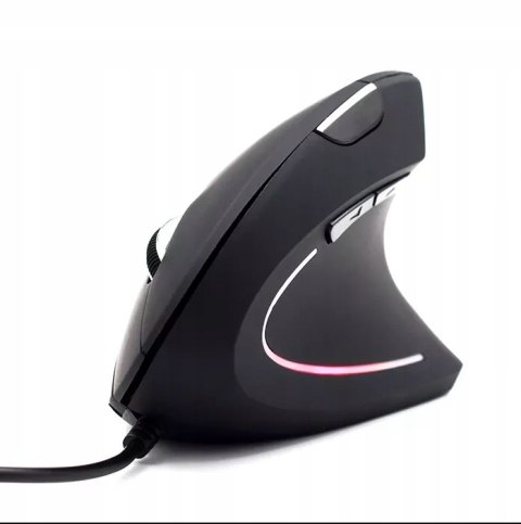 Myszka Pionowa Wertykalna Mysz Ergonomiczna Przewodowa Usb Cicha Zenwire