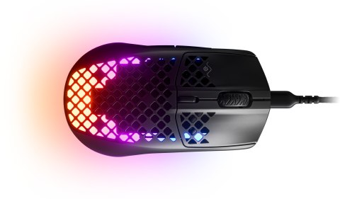Myszka Przewodowa Steelseries Aerox 3 Sensor Optyczny Onyx Mocna Led