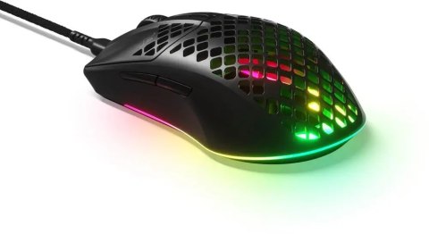 Myszka Przewodowa Steelseries Aerox 3 Sensor Optyczny Onyx Mocna Led