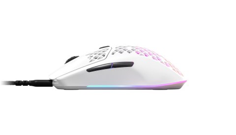 Myszka Przewodowa Steelseries Aerox 3 Snow Mocna Led Biała Mysz