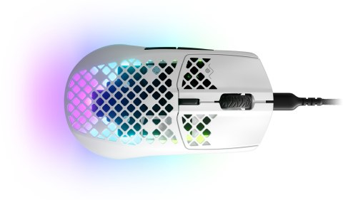 Myszka Przewodowa Steelseries Aerox 3 Snow Mocna Led Biała Mysz