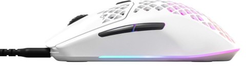 Myszka Przewodowa Steelseries Aerox 3 Snow Mocna Led Biała Mysz