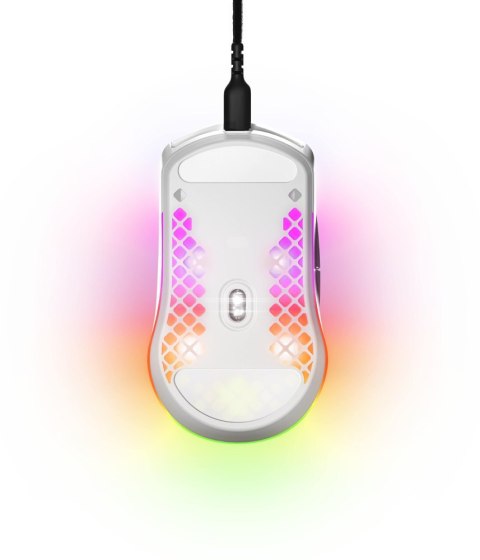 Myszka Przewodowa Steelseries Aerox 3 Snow Mocna Led Biała Mysz
