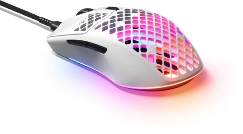 Myszka Przewodowa Steelseries Aerox 3 Snow Mocna Led Biała Mysz