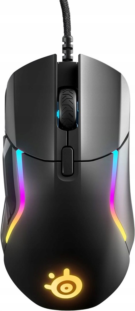 Myszka Przewodowa Steelseries Rival 5 Sensor Optyczny Mocna Czarna Led