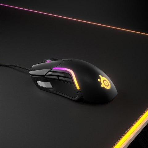 Myszka Przewodowa Steelseries Rival 5 Sensor Optyczny Mocna Czarna Led