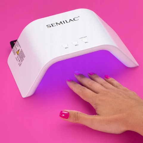 Semilac Lampa Do Paznokci Uv Led 24W/36 Biała Mocna Semilac Do Kontroli Masy Ciała