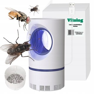 Elektryczna Lampa Owadobójcza Uv Pułapka Łapka Na Owady Komary Muchy Ćmy