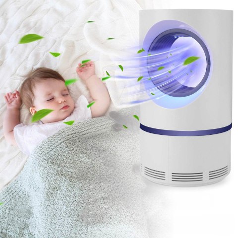 Elektryczna Lampa Owadobójcza Uv Pułapka Łapka Na Owady Komary Muchy Ćmy