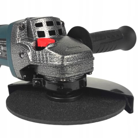 Eurotec Szlifierka Kątowa 125Mm 1750W Regulacja Obrotów 6 Tarczami