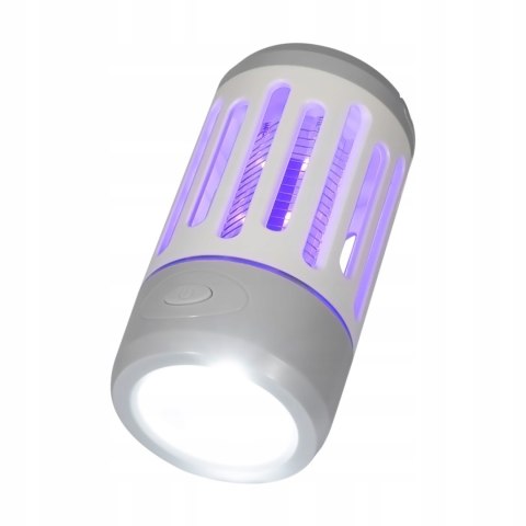 Lampa Owadobójcza Komary 3W1 Latarka Pod Namiot Akumulator Łapka