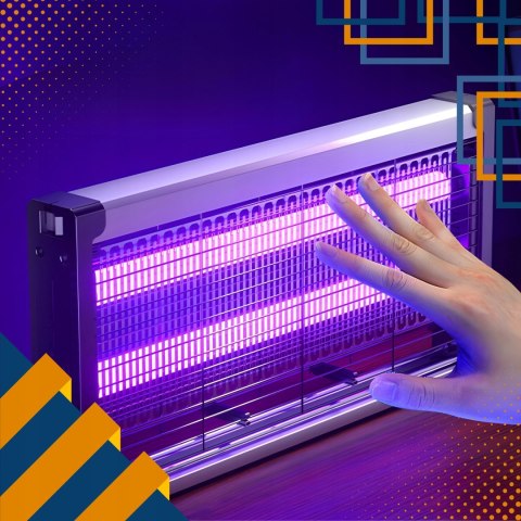 Lampa Owadobójcza Na Komary Muchy Owady Duża Mocna 30W Pułapka Elektryczna