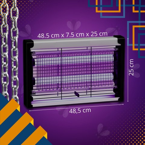 Lampa Owadobójcza Na Komary Muchy Owady Duża Mocna 30W Pułapka Elektryczna