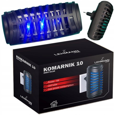 Lampa Owadobójcza Na Komary Muchy Owady Elektryczna Pułapka Skuteczna Uv
