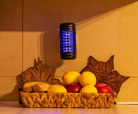 Lampa Owadobójcza Na Komary Muchy Owady Elektryczna Pułapka Skuteczna Uv