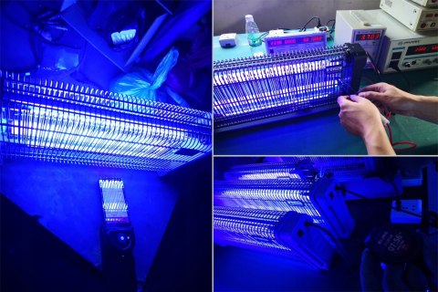 Lampa Owadobójcza Na Owady Komary Muchy Ćmy Uv Pro Pułapka Elektryczna Wabi