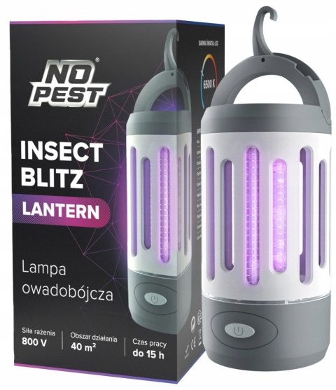 Lampa Owadobójcza No Pest Pułapka Na Komary Muchy Meszki Ćmy Mole Osy Owady