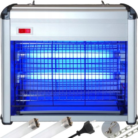 Lampa Owadobójcza Uv Na Komary Muchy Osy I Inne Owady 230V 30W Solidna 2W1