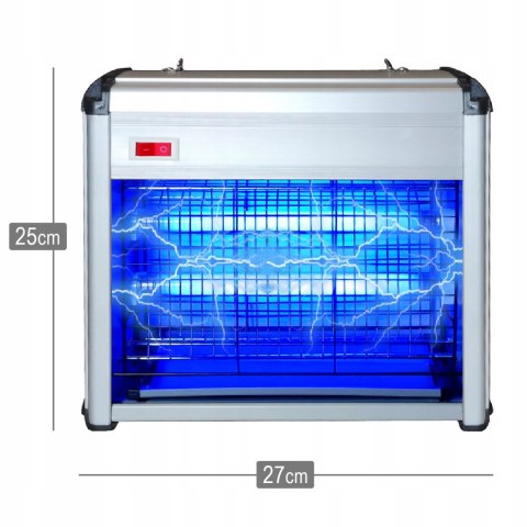 Lampa Owadobójcza Uv Na Komary Muchy Osy I Inne Owady 230V 30W Solidna 2W1