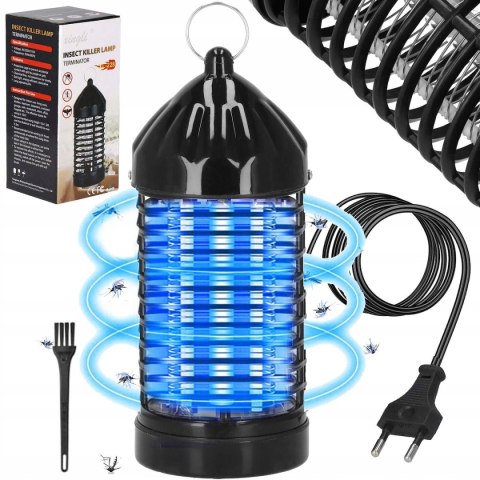 Lampa Pułapka Na Komary Muchy Mole Owady Owadobójcza Światło Uv Mocna 3W