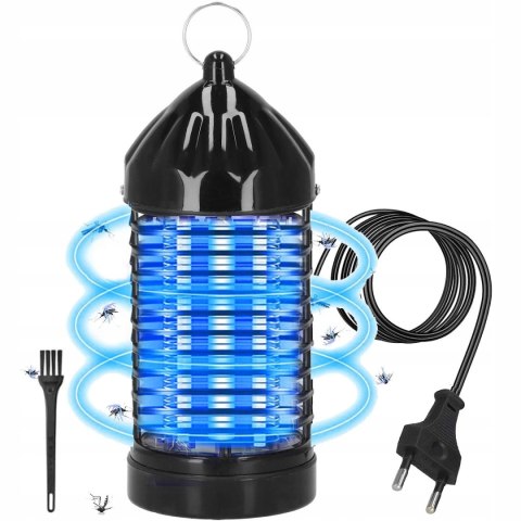Lampa Pułapka Na Komary Muchy Mole Owady Owadobójcza Światło Uv Mocna 3W