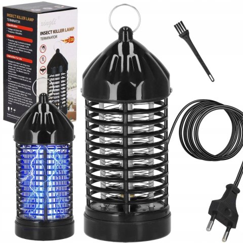 Lampa Pułapka Na Komary Muchy Mole Owady Owadobójcza Światło Uv Mocna 3W