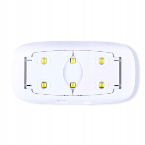 Nails Company Lampa Do Paznokci Uv Led Mini 6W Mocna Biała Ultrafiolet