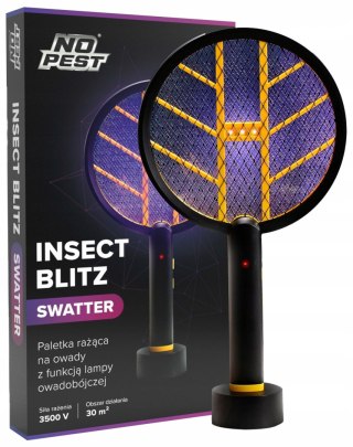 Packa Łapka Paletka Pułapka Na Muchy Komary Owady Rażąca Lampa Owadobójcza