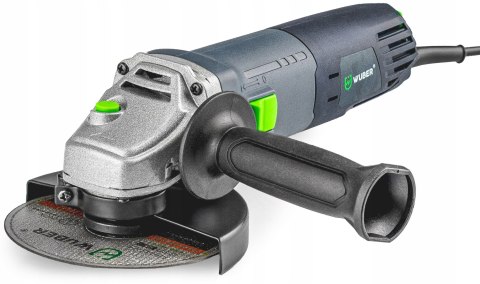 Szlifierka Kątowa Wuber 125Mm 1500W Z Regulacją Obrotów I 6 Tarczami