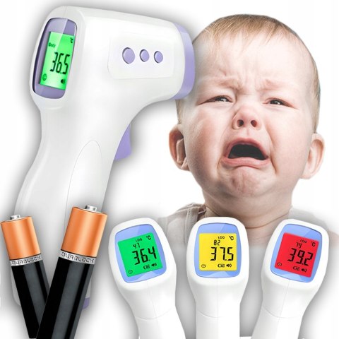 Termometr Bezdotykowy Medyczny Na Podczerwień Elektroniczny Do Czola I Ucha