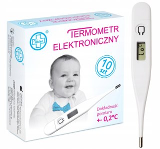 Termometr Elektroniczny Lekarski Dokładny Testeo + Etui Mocny