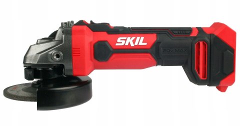 Akumulatorowa Szlifierka Kątowa 20V, 125Mm, Skil 3921 Z Osłoną I Rękojeścią