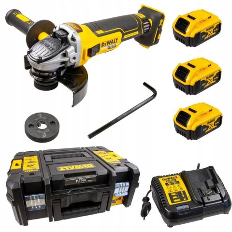 Akumulatorowa Szlifierka Kątowa Dewalt 125Mm 18V 3X5ah Bezszczotkowa