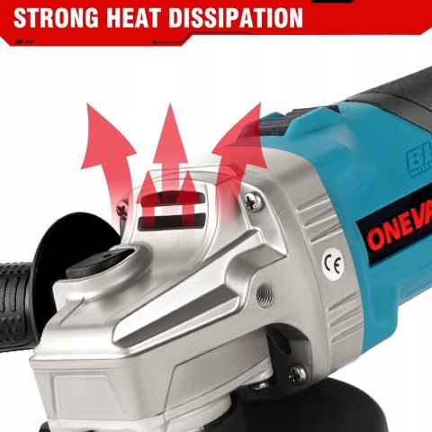 Bezszczotkowa Szlifierka Kątowa 125Mm 2000W 6 Biegów 18V Makita