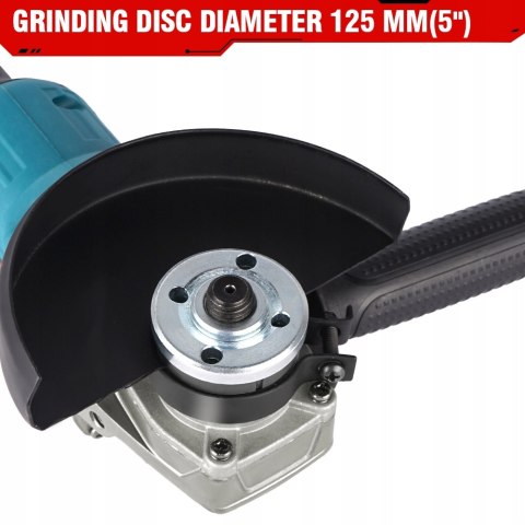 Bezszczotkowa Szlifierka Kątowa 125Mm 2000W 6 Biegów 18V Makita