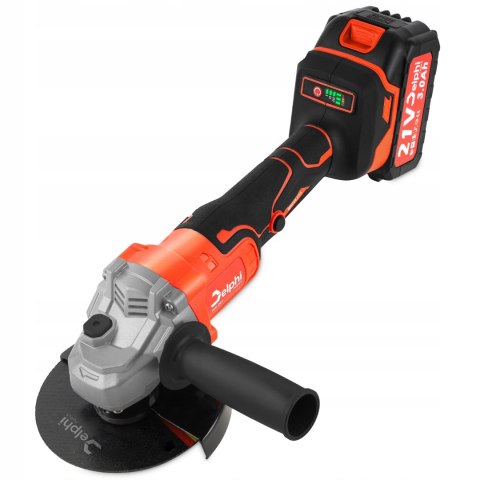 Bezszczotkowa Szlifierka Kątowa 21V 2Xaku 125Mm 1200W Delphi Tools