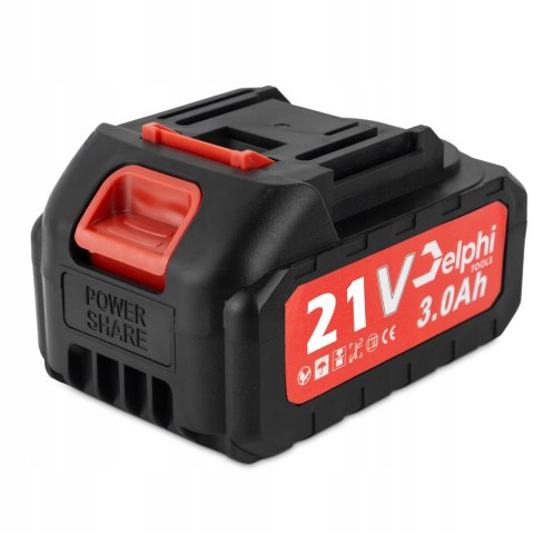 Bezszczotkowa Szlifierka Kątowa 21V 2Xaku 125Mm 1200W Delphi Tools
